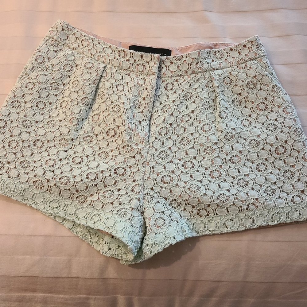Victoria Beckham for Target green  shorts size 6